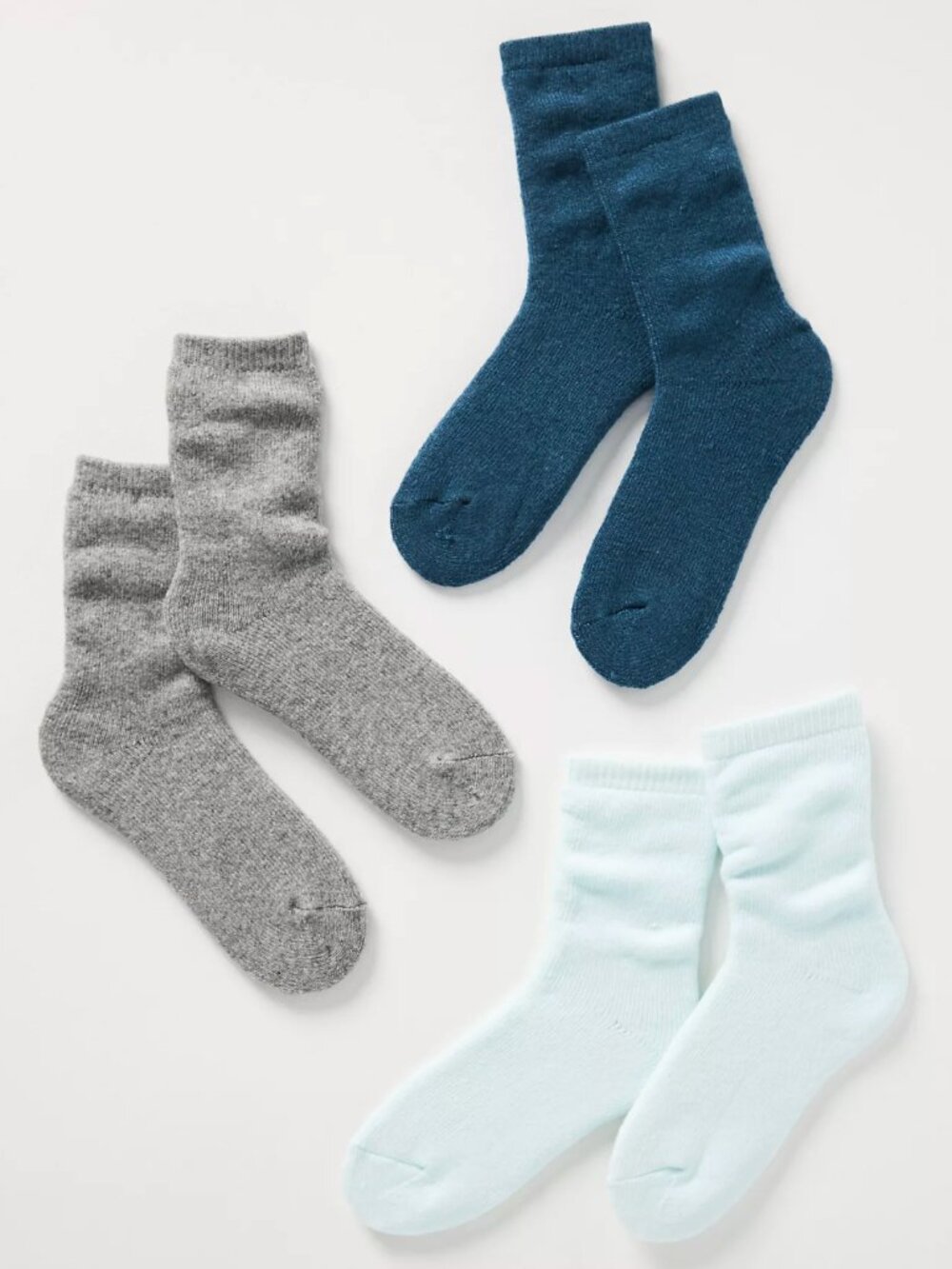 NWT Anthropologie Lemon Hiker Crew Sock Set